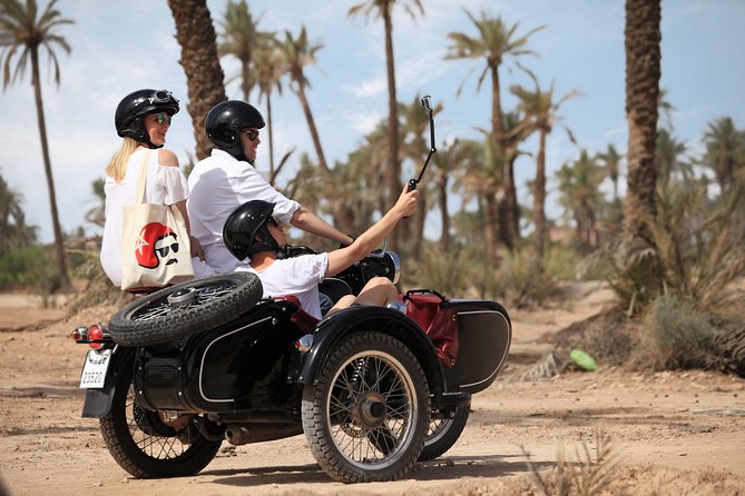 Visite de Marrakech en side-car vintage