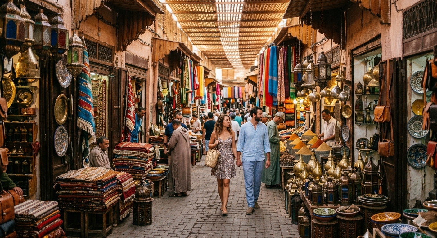 Visiter la Médina de Marrakech en novembre